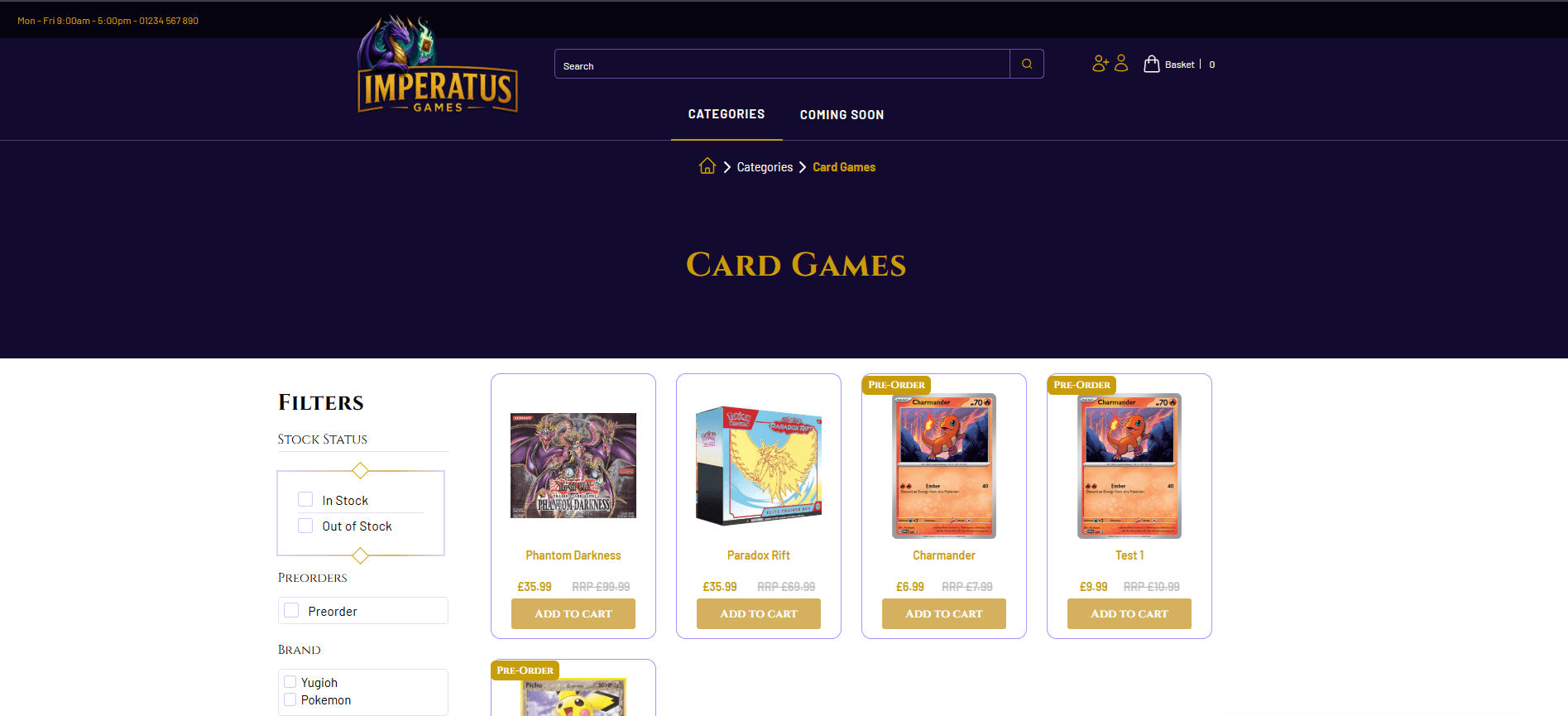 Custom Product Structure